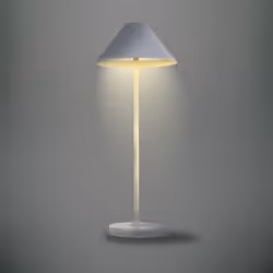 Kon.El.Co. Liberty lampada da tavolo 3 W Argento