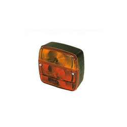 Fanale posteriore per trattori carrello appendice rimorchio sx +targa (34801