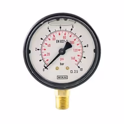 63 mm - 0/25 bar Particolarmente indicato per macchine pneumatiche che generano impulsi e forti vibrazioni. Utilizzabile in d ...