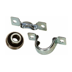 Supporto dritto in lamiera stampata sbpp 206 con cuscinetto ø 30mm