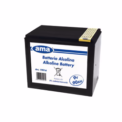 Batteria zinco carbone Volt 9 Ah 90 Non ricaricabile Adatta per elettrificatori Ranch Dimensioni mm190x127 h 156