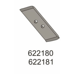 Punta reversibile adattabile Kuhn 622180 e Moro 26060 dx