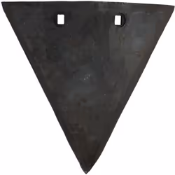 Vomerina Ama per ancora estirpatore con due fori. La dimensione del prodotto è di 315x275 mm. Ha un peso di poco più di 2 kg  ...