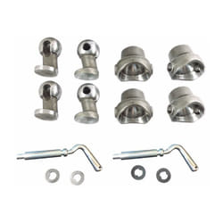 Kit chiocciole a più sfere per rimorchio ø 60mm