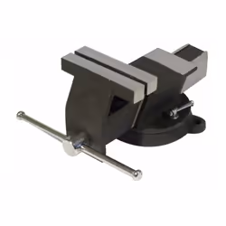 Morsa da banco in acciaio con base girevole 125 mm