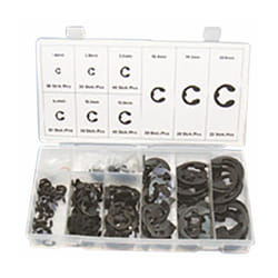 Assortimento anelli seeger 300 pezzi da 1,6mm a 22mm