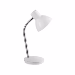 Collezione PLAY PICCOLA E SIMPATICA Lampada da tavolo Flex in metallo bianco, è un'opzione versatile ed elegante per la tua c ...