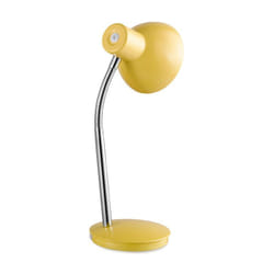 Perenz - Lampada Da Scrivania Moderna Play Metallo Cromo Giallo 1 Luce E14