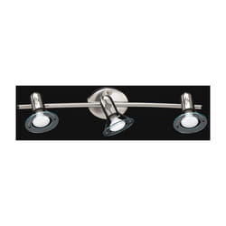 Perenz - Faretto Cromo Spazzolato Diffusori Orientabili 3 Luci Disco 4853CR