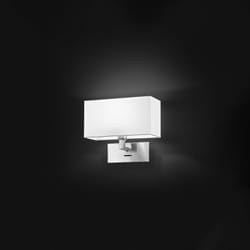 Perenz - Applique Contemporanea Para Hotel Metallo Cromo Tessuto 1 Luce E14