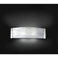 Perenz - Plafoniera Contemporanea Fish Metallo Cromo Vetro 2 Luci E27