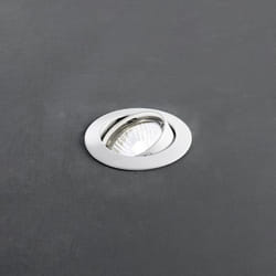 Perenz - Faretto Incasso Orientabile Contemporaneo Oasis Metallo Bianco Vetro 1 Luce Gu10