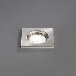 Perenz - Faretto Incasso Quadrato Contemporaneo Oasis Metallo Cromo Vetro 1 Luce Gu10