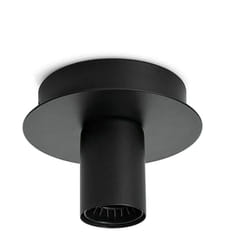 Perenz - Plafoniera Contemporanea Up And Down Metallo Nero 1 Luce E27