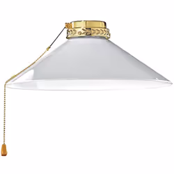 Collezione Accessori ELEGANZA E FUNZIONALITÀ Kit luce in vetro bianco con portalampada D.35 x H.16 cm Ottone lucido. Soffi di ...