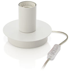 Perenz - Abatjour Contemporaneo Up And Down Metallo Bianco 1 Luce E27