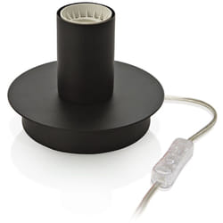 Perenz - Abatjour Contemporaneo Up And Down Metallo Nero 1 Luce E27