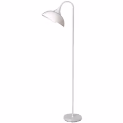 Collezione Swan LA LAMPADA CHE ILLUMINA CON GRAZIA Piantana realizzata in metallo e gomma bianca, presenta una struttura snel ...