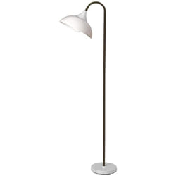 Perenz - Piantana Contemporanea Swan Metallo Nero Acrilico 1 Luce E27