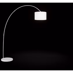 Collezione Callisto LA LAMPADA AD ARCO CHE FA LA DIFFERENZA La piantana moderna ad arco in metallo bianco Perenz è un elegant ...