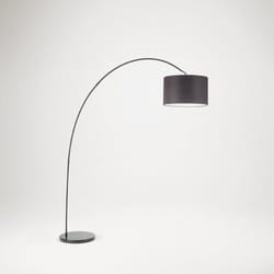 Perenz - Piantana Contemporanea Callisto Metallo Nero Tessuto 1 Luce E27