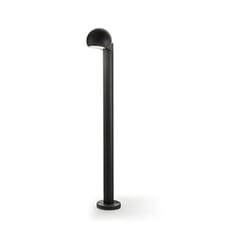 Palo Da Esterno Contemporaneo Helmet Alluminio Grigio Grafite Led 12W 4000K