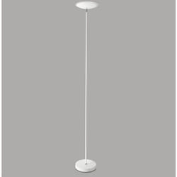 Perenz - Piantana Moderna Febe Metallo Bianco Vetro Led 18W 3000K