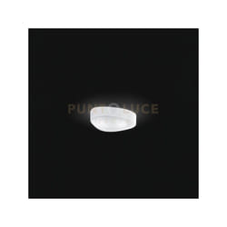 Perenz - mou Plafoniera in vetro bianco soffiato 2 luci attacco E27, 35cm