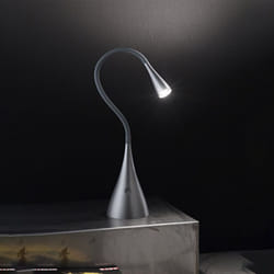 Perenz - Lampada Da Scrivania Contemporanea Snake Acrilico Grigio Led 3W 3000K