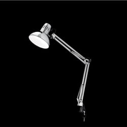 Perenz - Lampada Da Scrivania Moderna Arc Metallo Cromo 1 Luce E27