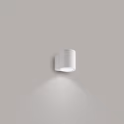 Collezione Quarondo LAMPADA ELEGANTE E FUNZIONALE Applique in alluminio bianco, con forma circolare e finitura a rilievo, per ...