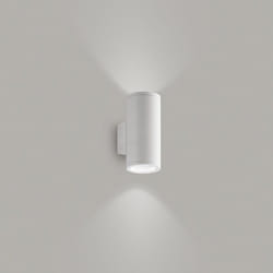 Perenz - Applique Da Esterno Moderna Quarondo Metallo Bianco Vetro 2 Luci Gu10