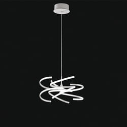 Perenz - Sospensione Moderna Nest Metallo Bianco Acrilico Led 70W 3000K