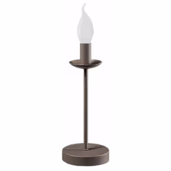 Lampada da tavolo Perenz Ducale 1xE14 max 40W tortora - 6268TO Lampada da tavolo in metallo -Potenza max: 40 W -Attacco: E14  ...