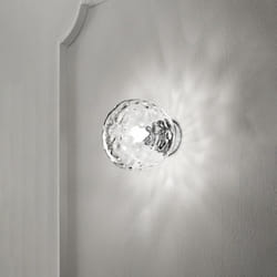 Perenz - Applique Contemporanea Skin Metallo Cromo Vetro Trasparente 1 Luce E27