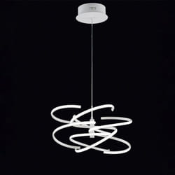 Perenz - Sospensione Moderna Nest Metallo Bianco Acrilico Led 100W 3000K