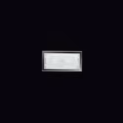 Collezione FRAME CORNICI DI LUCE CHE ARREDANO Applique in vetro striato e metallo verniciato a polvere, dal design moderno e ...