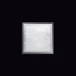 Collezione FRAME CORNICI DI LUCE CHE ARREDANO Plafoniera in vetro striato e metallo verniciato a polvere, dal design moderno ...