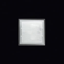 Perenz - Plafoniera Contemporanea Frame Vetro Bianco Satinato 3 Luci E27
