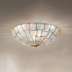 Collezione Madreperla MADREPERLA: LUCE E BELLEZZA CHE SI FONDONO IN ARMONIA! La Plafoniera in Madreperla è una raffinata comb ...