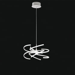 Perenz - Sospensione Moderna Nest Metallo Bianco Acrilico Led 70W 4000K