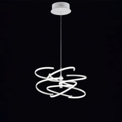 Perenz - Sospensione Moderna Nest Metallo Bianco Acrilico Led 100W 4000K