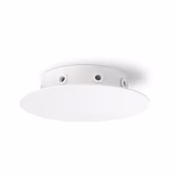 Collezione Ampolla COMBINA IL TUO STILE Rosone multicavo 8 fori in metallo verniciato a polvere colore bianco opaco diametro  ...