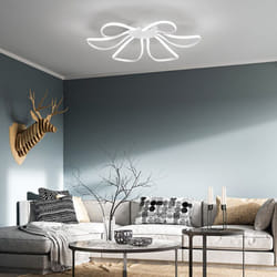 Perenz - Plafoniera Moderna Blossom Metallo Bianco Acrilico Led 83W 3000K