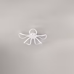 Collezione Blossom LA LAMPADA CHE PORTA LA PRIMAVERA NEI TUOI AMBIENTI Plafoniera in metallo verniciato bianco con diffusori ...