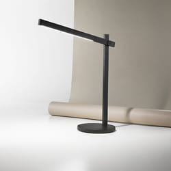 Perenz - Lampada Da Scrivania Contemporanea Ruler Metallo Nero Acrilico Led 7W 3000K