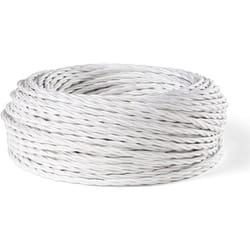 Cavo Elettrico a Treccia 50M Bianco