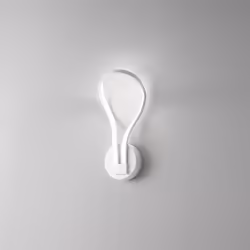 Collezione Blossom LA LAMPADA CHE PORTA LA PRIMAVERA NEI TUOI AMBIENTI Applique in verniciato bianco con diffusore in silicon ...