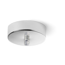 Rosone In Metallo Cromo Lucido D10Cm