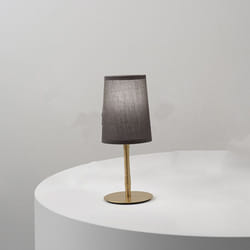 Perenz - Lampada Da Scrivania Contemporanea Mash Metallo Grigio Tessuto 1 Luce E14